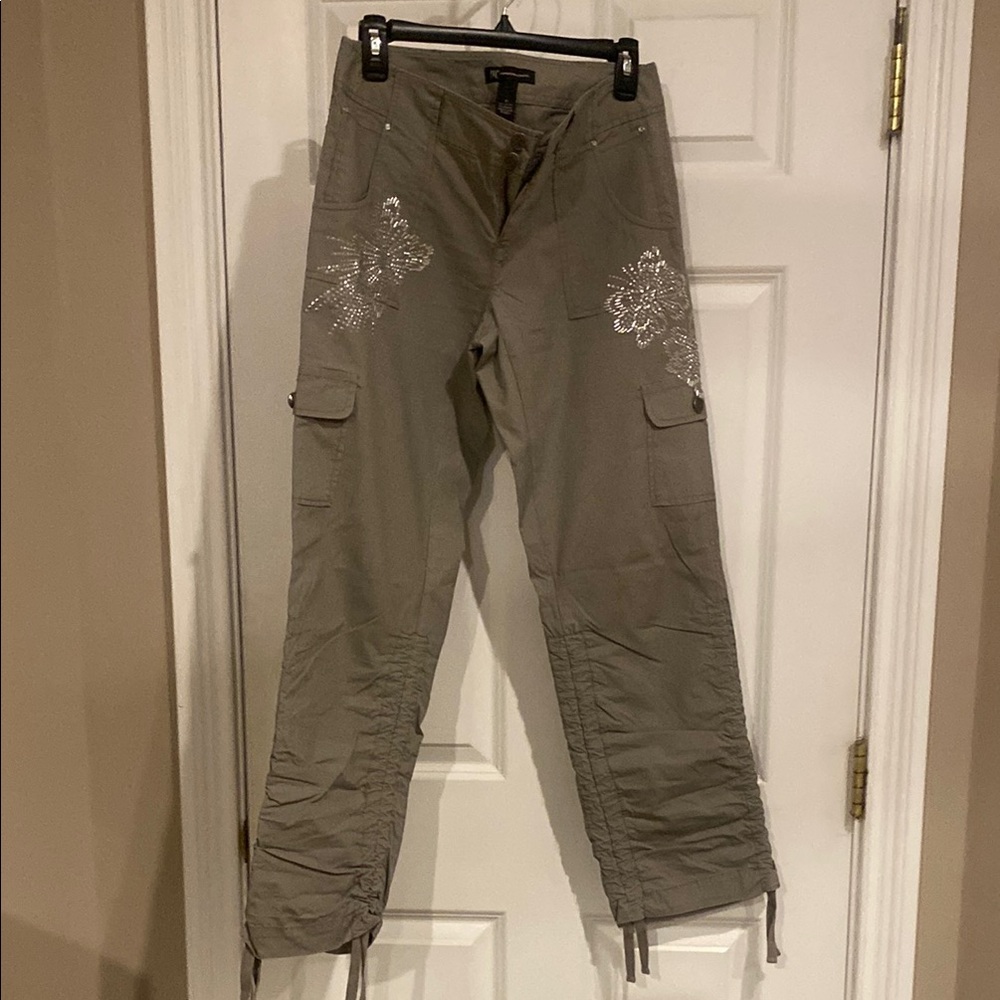 INC International Concepts Tan Straight Leg Jeans